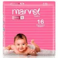 Marvel Baby Diapers - Small - 16 pcs. 