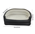 Double Outdoor and Indoor Inflatable Sofa & Air Pump Air Sofa Bed Inflatable Lounging Sofa for Living Reading Room Bedroom Office Balcony. 