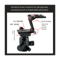 For DSLR Camera Sliding Rail Head Straight Shooting Stands Gimbal Tripod Desktop Tripod Quick Lock Mobile Phone. 
