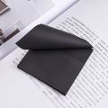 【ZOSR】50 Sheets Concise Pure Black Sticky Notes Student Tearable Square Note Paper. 