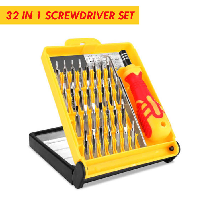 Multi Functional 32 In 1 Screwdriver Tool Kit Magnetic Screwdriver Set ...