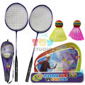 2 Player Badminton Rackets Set for Adults Kids. 