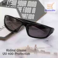 Sport sunglasses for men and women UV400 protection lens stylish driving and riding shades. 