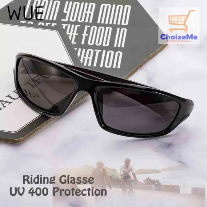 Sport sunglasses for men and women UV400 protection lens stylish driving and riding shades