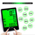Mountain Road Bicycle Code Meter Large Screen English Waterproof Luminous Speedometer Speedometer. 