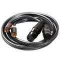 1.5M Dual Rca Male to Xlr Male Cable 2 Xlr to 2 Rca Plug Adapter Hifi Cable & Dual Female Xlr to Rca Cable. 