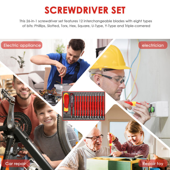 26-Piece%201000V%20Professional%20Electrical%20Screw%20Driver%20Set%20Tools%20Part%20for%20Man%20with%20Case%20-%20Image%204