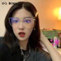 OQ BOGA 4 Colors Unisex Fashion Metal Full Rim Eye Protection Radiation Protection Computer Glasses Women Men Oval Frame Anti Blue Light Eyewear. 