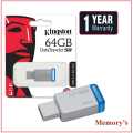 Kingston 64GB Pen USB Flash Drive DT50. 