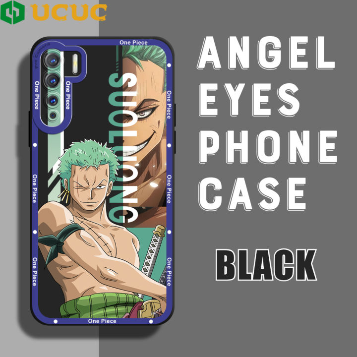 UCUC for OPPO F15 / A91 Back Cover Handsome Roronoa Zoro Shockproof Soft Ultra Thin Rubber Phone Case Full Lens Precision Hole Protection Cover for Boys for Man