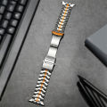 Stainless Steel Strap For Apple Watch Series 10 9 8 7 46mm 45mm SE 6 42mm 44mm Metal Bracelet Band For iWatch Ultra Ultra2 49mm. 