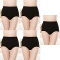 5PCS High Waist Cotton Panties Women Body Shaper Underwear Plus Size XL-4XL Fashion Girls Briefs Seamless Female Lingerie. 