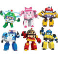 Robocar Toy Genuine Poli Toy Transforming Robot Car Model Cute Anime Action Figure Toy Children Christmas Gift. 