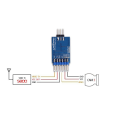 Video Switcher Module Video Switcher Module Blue 5.8G 3 Channel Video Switch Unit for RC FPV Camera. 