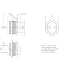 High Quality Mini Momentary Push Button Switch Round Switch AC 250V / 3A AC 125V /6A No Lock Off-ON. 