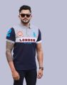 Navy Blue, Ash Mixed T shirt for Men's | LONDON | 220GSM. 