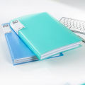 A4 40/80/100 Pages Plastic Budget Binder File Folders Documents Booklet Leaflet Student Desk Supplies Organizer. 