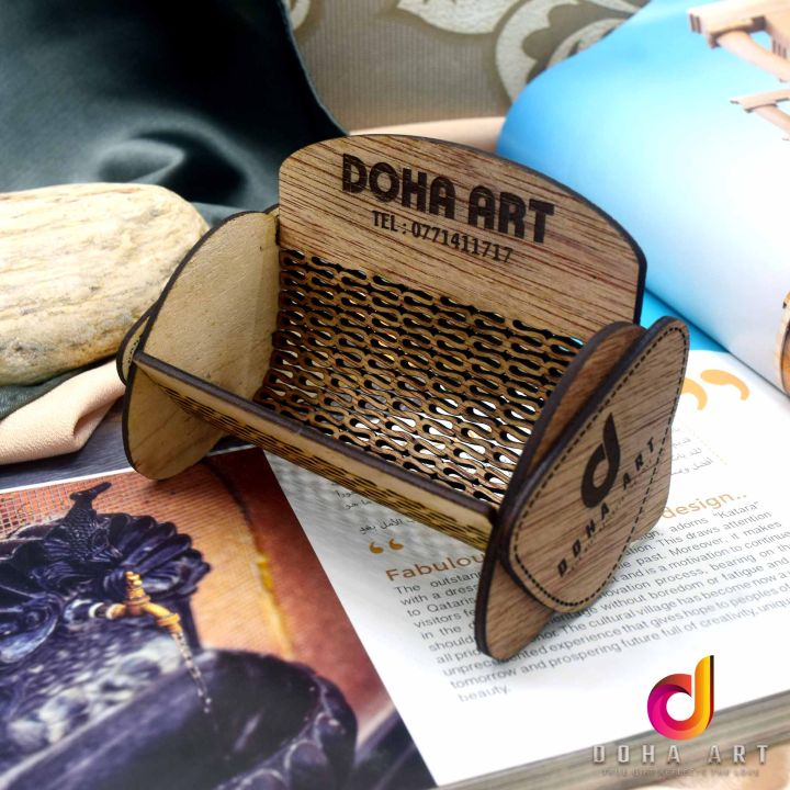 Wooden%20Visiting%20Card%20Holder%20For%20Office%20Table,%20Wooden%20Butterfly%20Visiting%20card%20Holder%20-%20Image%204