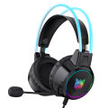 GS510 Pink Cat Ear Headphone With Rgb Led Light Flexible Mic Gaming Headset 7.1 Surround Computer Earphone For Pc Gamer gift. 
