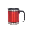 Stainless Steel Travel Mug With Lid (Vacuum Insulated Travel Mug) 400ml. 