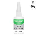 Welding High Strength Oily Glue Uniglue Super Plastic Wood Glue Agent Strong Ceramics Adhesive Soldering Glue Met Z3H6. 