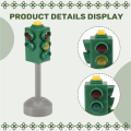 Mini Traffic Signs Road Light Block with Sound LED Children Safety Traffic Light Model Kids Traffic Light Toys. 