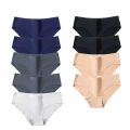9PCS/Set Women Panties Silk Female Underwear Comfort Fashion Lady Panty Plus Size Briefs. 