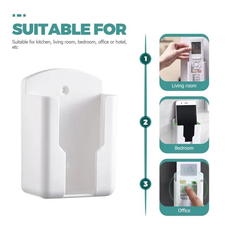 Wall%20Mounted%20Remote%20Control%20Holder%20Media%20Player%20Controller%20Rack%20Air-Conditioner%20Remote%20Tray%20TV%20Remote%20Organizer%20Caddy%20Box%20for%20Home%20Nightstand%20Office%20School,Random%20style%20-%20Image%205