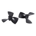 80MM Nylon Three-Blade Propeller Suitable for RC Boat Underwater Thruster Underwater Robot. 