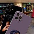 Gangsta Rapper 2pac Tupac Rap Clear Phone Case For iPhone 15 14 11 12 13 Pro Max Mini XS XR 8 7 Plus Cover Soft Transparent Case. 