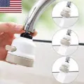 360°Rotatable 3 Modes Adjustment ABS Water Saving Tap Aerator Nozzle Adjustable Faucet Shower Head Filter Sprayer Spout for Kitchen Bathroom. 