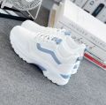 New Hot Korean Fashion White Rubber Shoes White Sneakers For Women. 