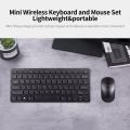 2.4G Wireless Keyboard KM901 Portable Keyboard Mouse Combo Mini Keyboard and Mouse Set. 