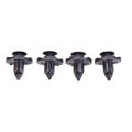 100Pcs 8mm Plastic Rivet Fastener Mud Flaps Bumper Fender Push Clips For Nissan Fugar. 