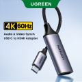 Ugreen USB C HDMI Cable Type C to HDMI Thunderbolt 3 Adapter for MacBook Samsung Galaxy S10/S9 Huawei Mate 20 P20 Pro USB-C HDMI. 