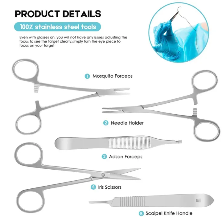 Silicone%20Suture%20Pad-1%20x%20suture%20practice%20pad%0D%0A6%20x%20Nylon%20monofilament%20training%20thread%0D%0A6%20x%20Silk%20braided%20training%20thread%0D%0A1%20x%20toolkit(random%20style,%20don't%20accept%20the%20specified%20style)%20%0D%0A5%20x%20tools%0D%0A5%20x%20Blades-Photo%20Color%20-%20Image%205