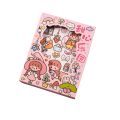 【Well 11 Girl Sticker Notebook Stickers Cartoon Cute Paste Decorative Small Pattern Children INS Size Notebook Diary DIY Material Water Cup Waterproof Transparent. 