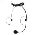 3X 3.5mm Right Angle Telescopic & Foldable Head-mounted Headset Microphone. 