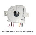 Damro Washing Machine Timer 7 Wire Long Shaft. 