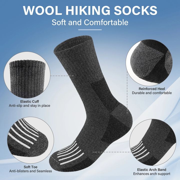 SIMIYA%205%20Pairs%20Merino%20Wool%20Socks%20for%20Men%20Warm%20Thermal%20Winter%20Socks%20Non-Slip%20Hiking%20Socks%20Breathable%20Crew%20Socks%20for%20Cold%20Weather%20-%20Image%205