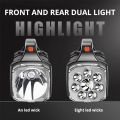 Solar High Power LED Flashlights Portable Rechargeable Searchlight Camping Lantern Emergency Outdoor Work Light Tactical Torch. 