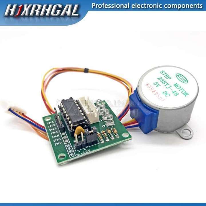 1pcs 5V 4-Phase Stepper Step Motor + Driver ULN2003 with drive Test ...