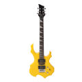 Electric Guitar Set Flame Shaped Excellent Sound Quality Yellow Guitar for Performance for Beginner. 