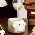 350ML Funny Ghost Ceramic Mugs Easter Halloween Ghost Elf 3D Creative Cute Couple Mug Gift Afternoon Tea Breakfast Milk Cup. 