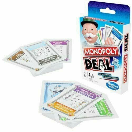 Monopoly Deal Card Game White Pack