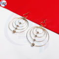 Women Fashion Big Earrings / Hoop Circle Earrings For Ladies / Multiple Round Earrings. 