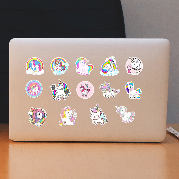 20/40/60%20pcs%20of%20cartoon%20cute%20unicorn%20sticker%20pack%20for%20girls%20kids%20graffiti%20Stickers%20-%20Image%205