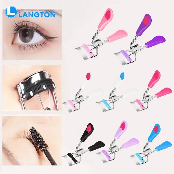 Langton Eyelash Clip Fitted Eye Shape Manual Press Quick Eyelash Curler Tool