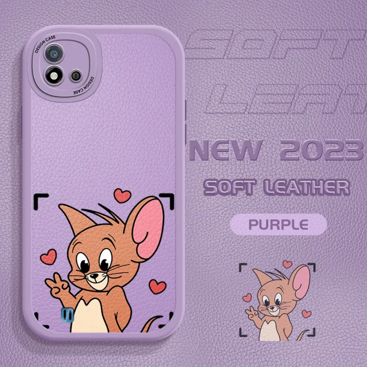 DEL%20for%20Realme%20C20%20/%20C20A%20/%20C11%202021%20Mobile%20Cover%20Cartoon%20Mouse%20Phone%20Case%20PU%20Leather%20Soft%20Silicone%20Edge%20Back%20Cover%20-%20Image%202