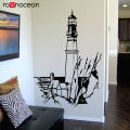 Nautical Home Decor Landscape Lighthouse Light Sea Water Vinyl Wall Sticker Art Decals Mural Room Design Pattern Wallaper 3140. 